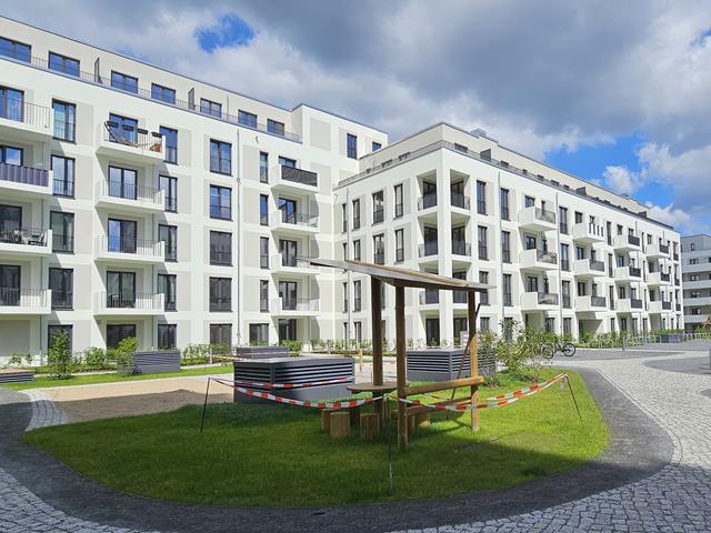 Wohnquartier mit Neubauten